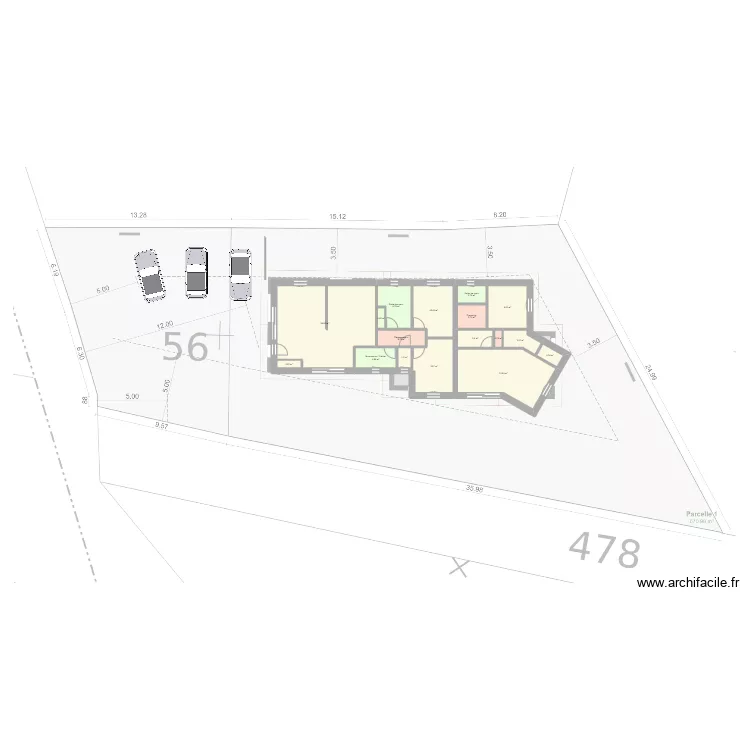 Maison Surbaix 9. Plan de 