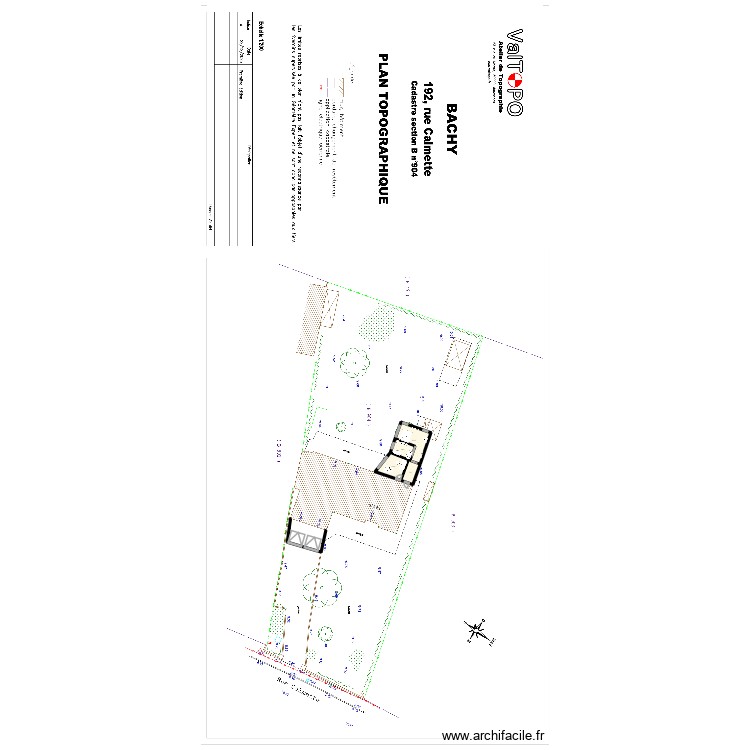 Bachy. Plan de 0 pièce et 0 m2