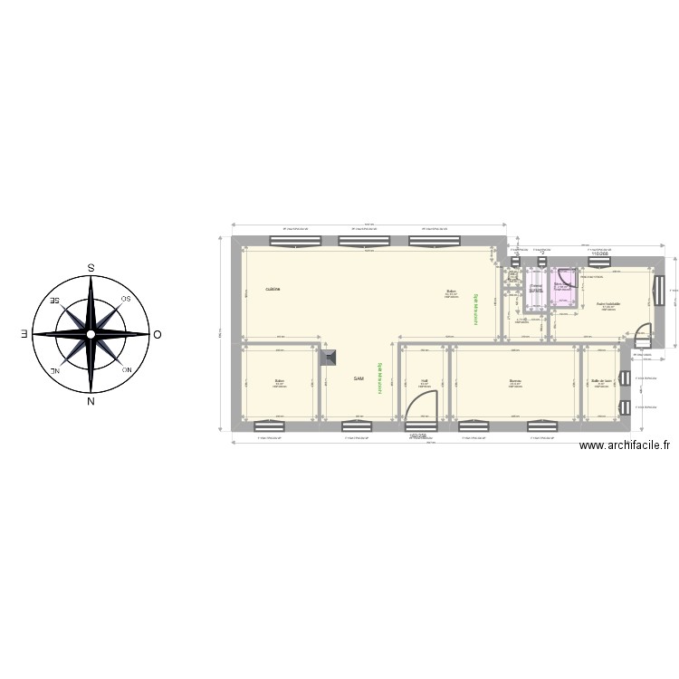 ML25004344  ANDREO. Plan de 20 pièces et 523 m2