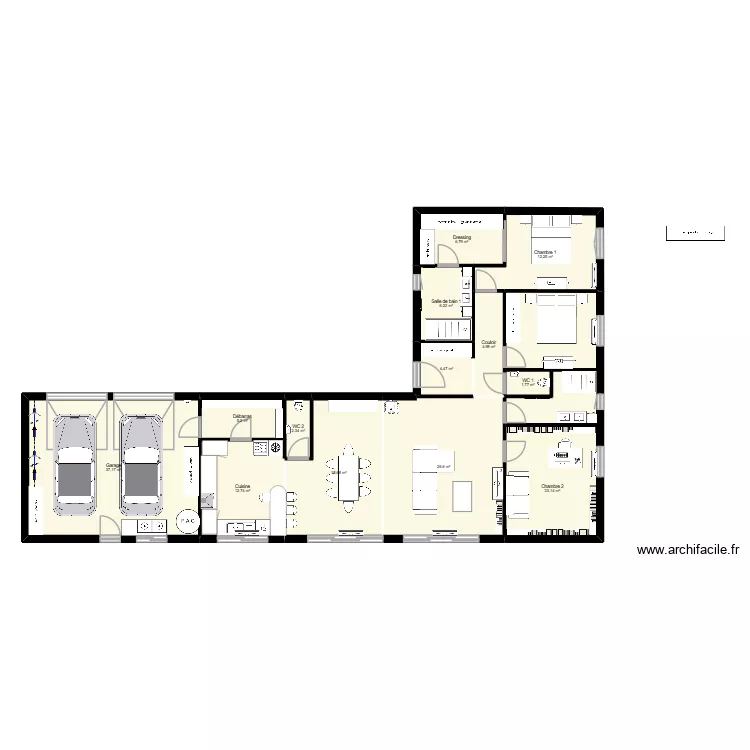 maison 8 FESSEL. Plan de 13  et 172 m²