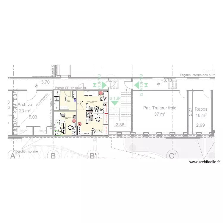 Faulquemont V8. Plan de 