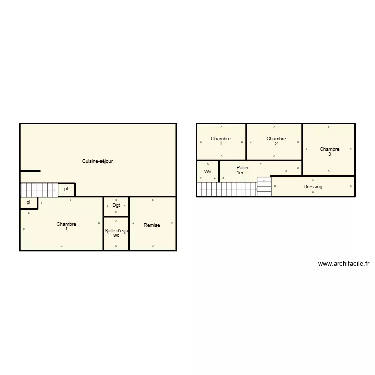 SAINT JEAN TROLIMON SOUFFLET. Plan de 