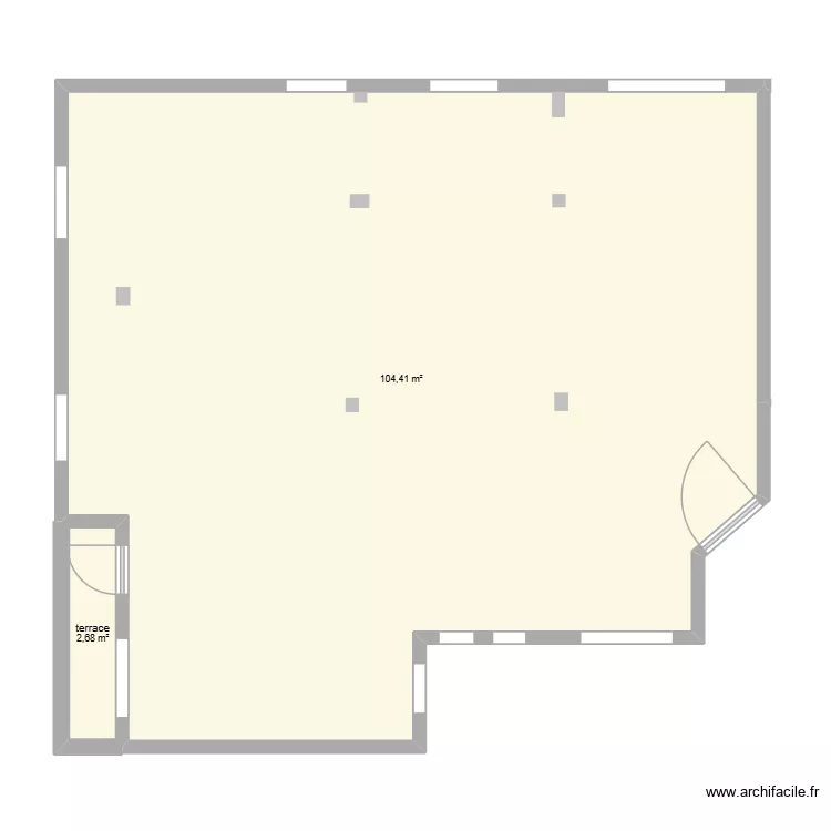 monplan2. Plan de 2  et 107 m²