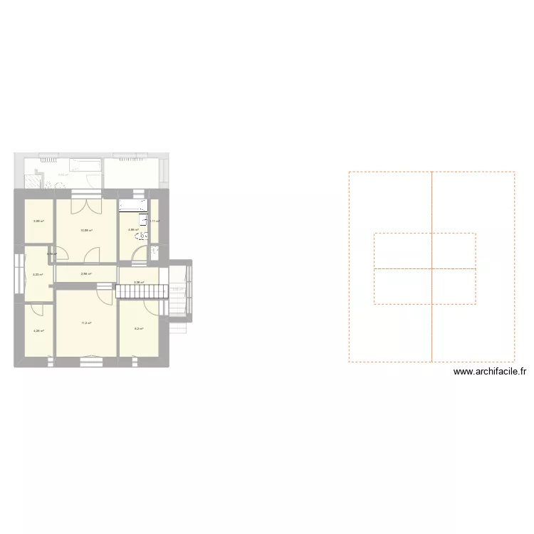plan RdeCH TRAVAUX. Plan de 
