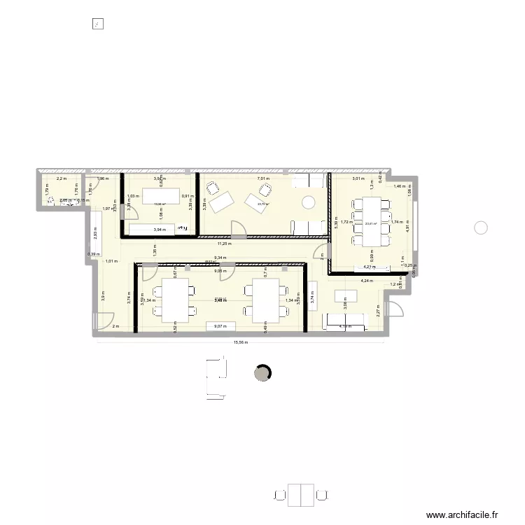 LA DURANNE X5. Plan de 5 et 143 m² LA DURANNE X5. Plan de 5 et 143 m²