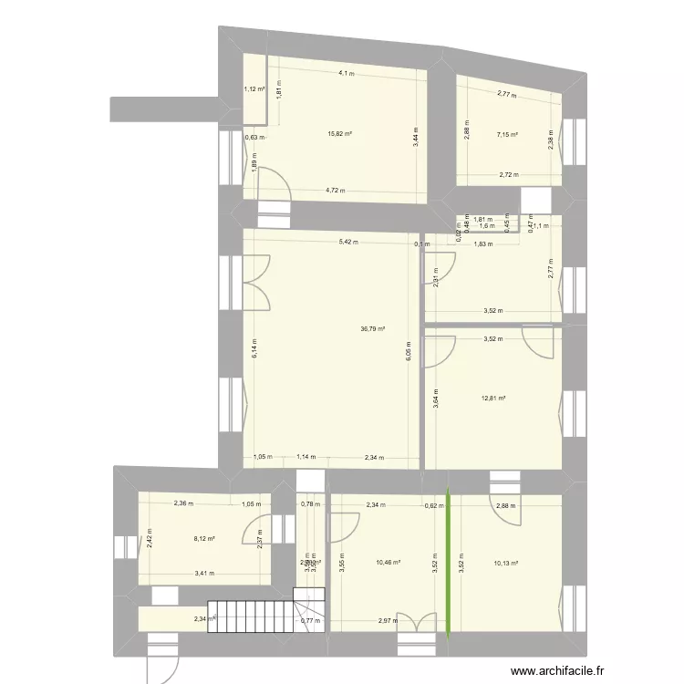 RDC Sault Brénaz. Plan de RDC Sault Brénaz. Plan de