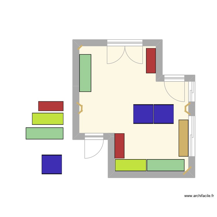 STOCKAGE PETITE ENFANCE MEUBLES. Plan de 0 pièce et 0 m2