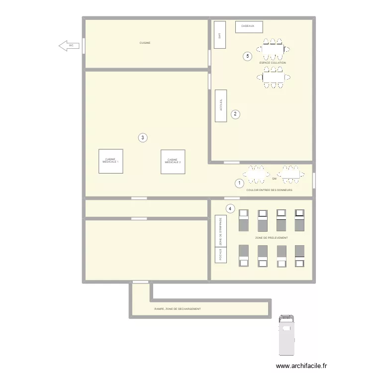 GIJZEGEM. Plan de 