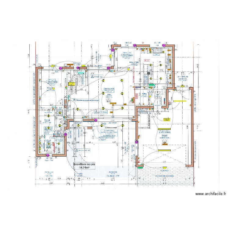 RAFFIN RDC ELEC. Plan de 0 pièce et 0 m2