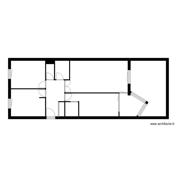 1101 DAH. Plan de 10  et 68 m²