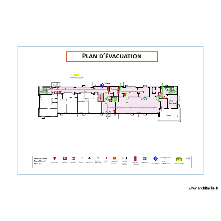 rez de chaussee mottet. Plan de 0 pièce et 0 m2