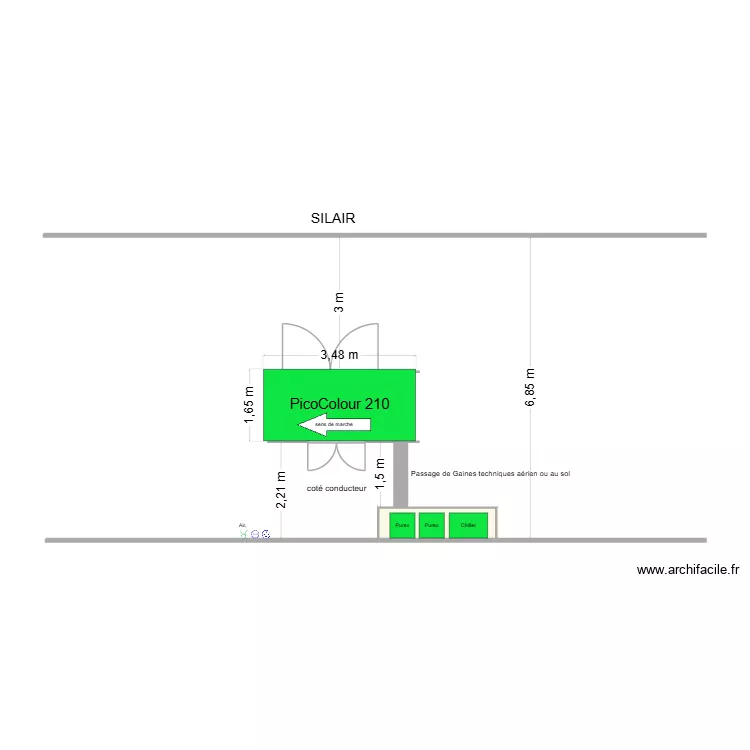 SPRINT SERIGRAPHIE. Plan de 1 Pièce et 2 m² SPRINT SERIGRAPHIE. Plan de 1 Pièce et 2 m²