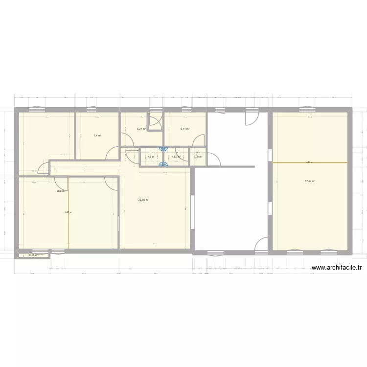 LABERGEMENT. Plan de 10 Pièces et 123 m² LABERGEMENT. Plan de 10 Pièces et 123 m²