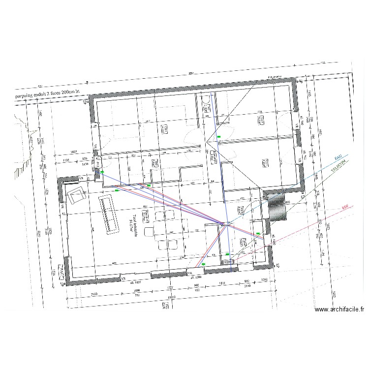 PAVY. Plan de 0 pièce et 0 m2