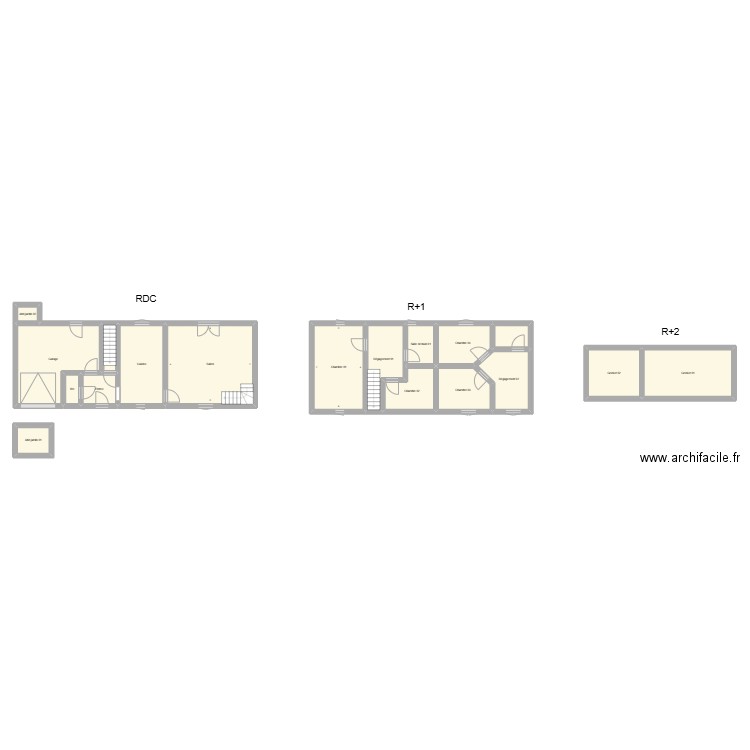 350602353. Plan de 18 pièces et 172 m2