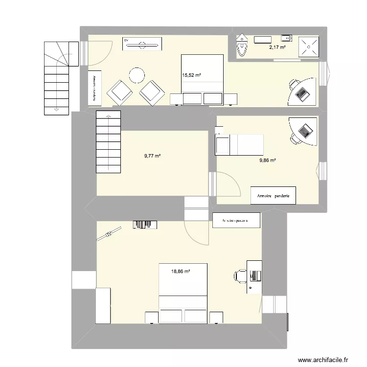 etage. Plan de etage. Plan de
