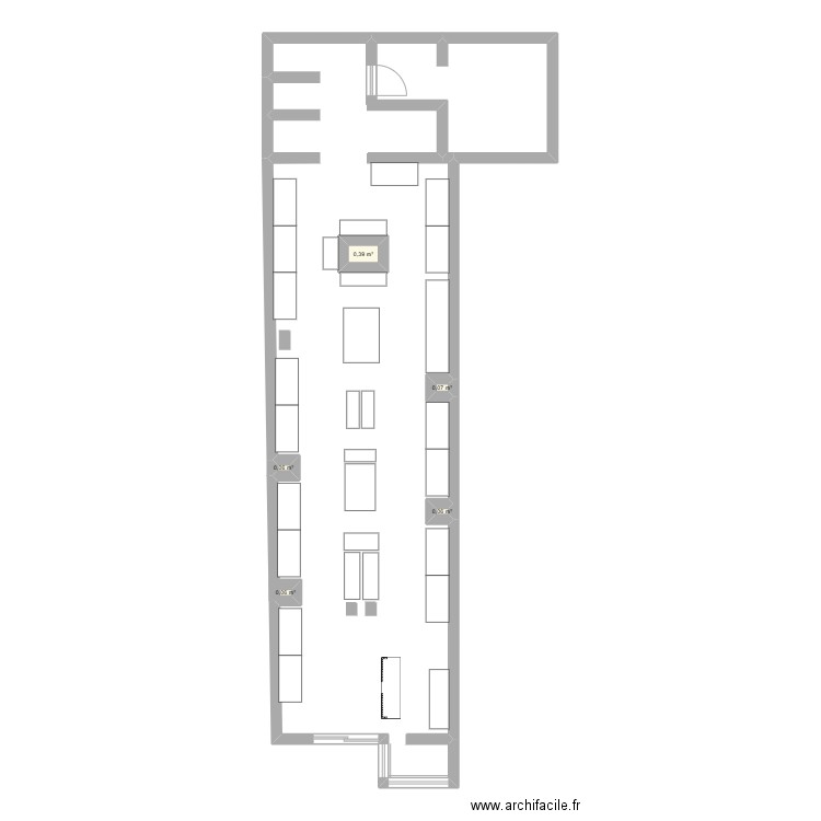 plan pfmp. Plan de 5 pièces et 1 m2