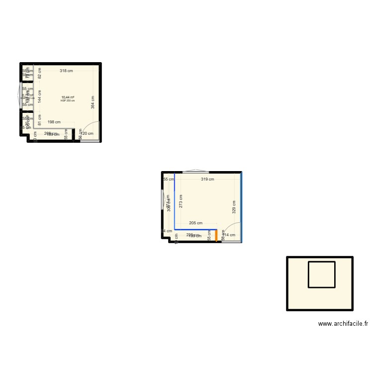dressing. Plan de 0 pièce et 0 m2