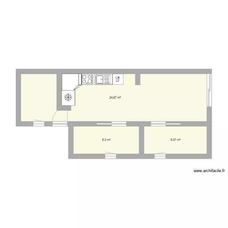 maison cathy. Plan de 