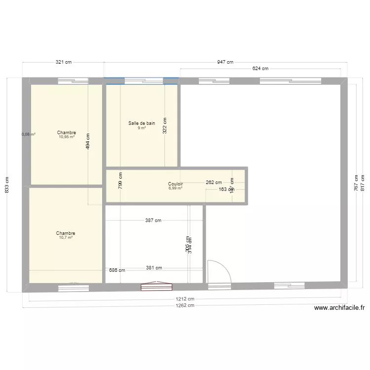 projet maison plan d&eacute;f&eacute;nitif. Plan de 