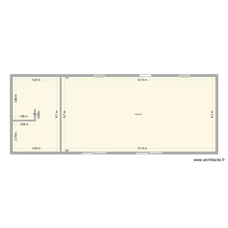 plan maison cristobal. Plan de 2 Pièces et 120 m² plan maison cristobal. Plan de 2 Pièces et 120 m²