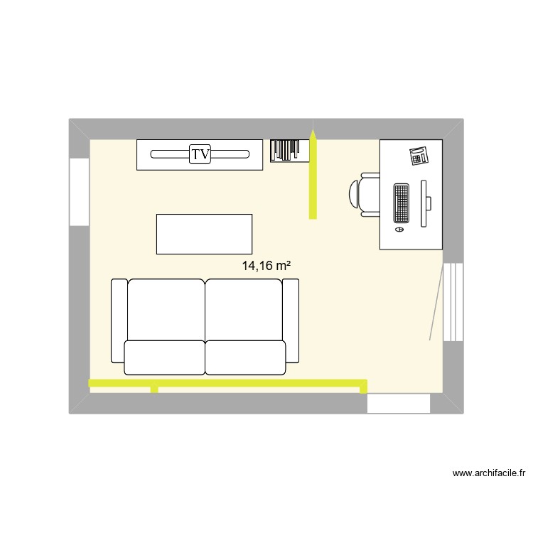 SALON. Plan de 0 pièce et 0 m2 SALON. Plan de 0 pièce et 0 m2