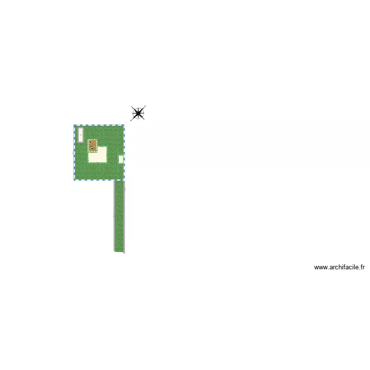 MAISON HOUX. Plan de 