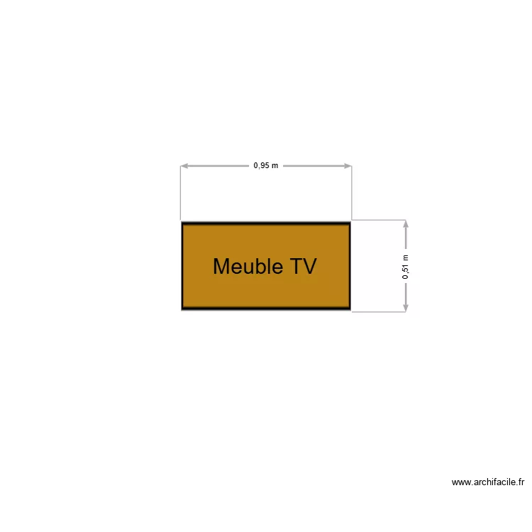 meubleTV. Plan de meubleTV. Plan de