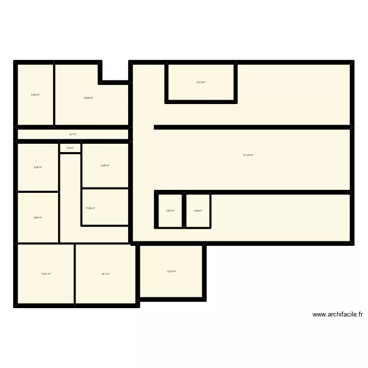 13 les baumelles. Plan de 