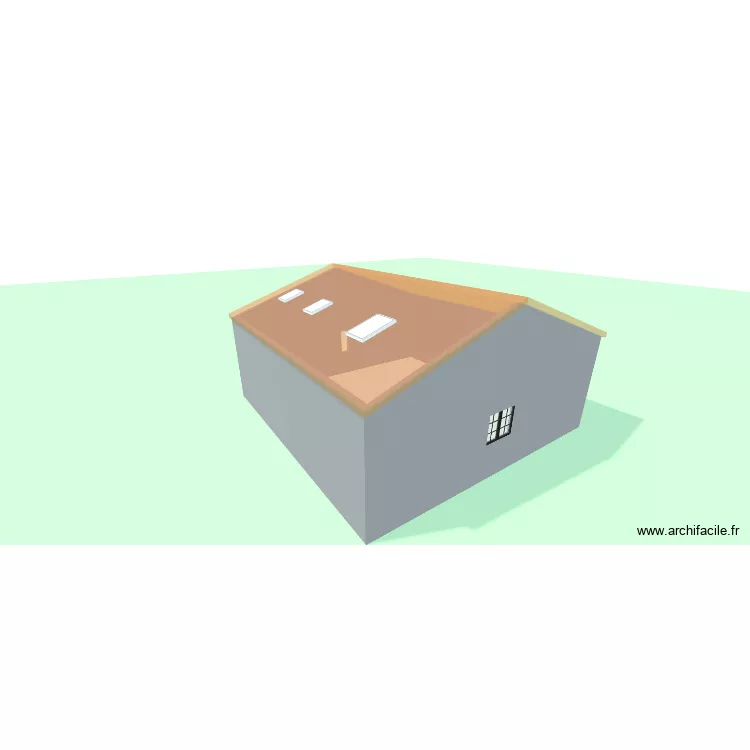 TOITURE. Plan de 1  et 113 m²