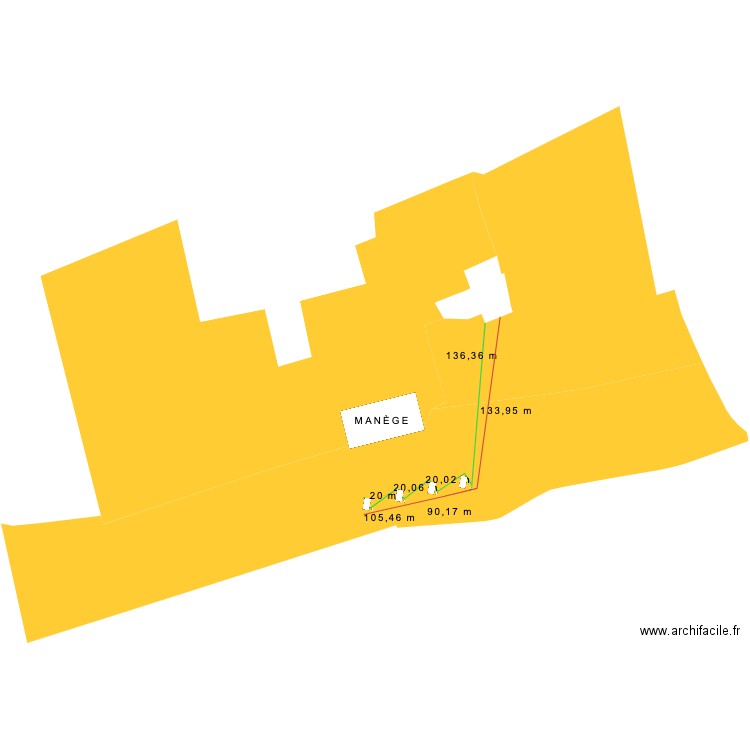 Ecurie de la bassanne. Plan de 0 pièce et 0 m2