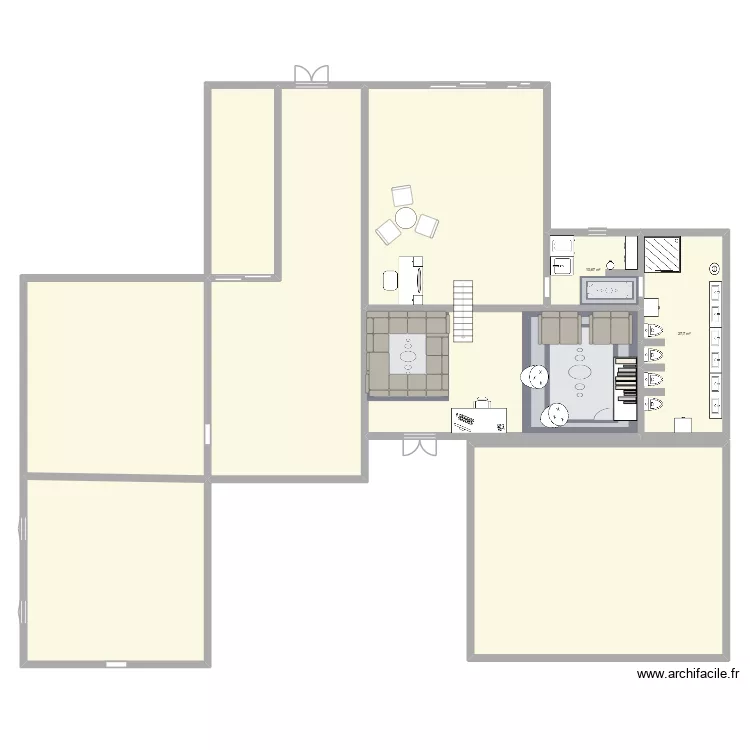 Crèche Les chouquettes. Plan de 9 Pièces et 483 m² Crèche Les chouquettes. Plan de 9 Pièces et 483 m²