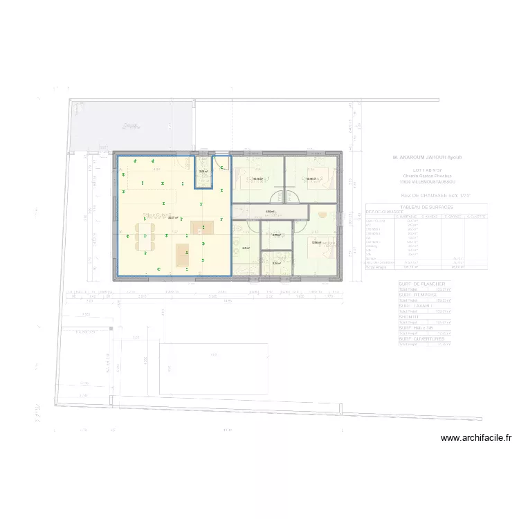eclairage. Plan de eclairage. Plan de