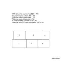 Comptoir &agrave; pizza &Icirc;lot central