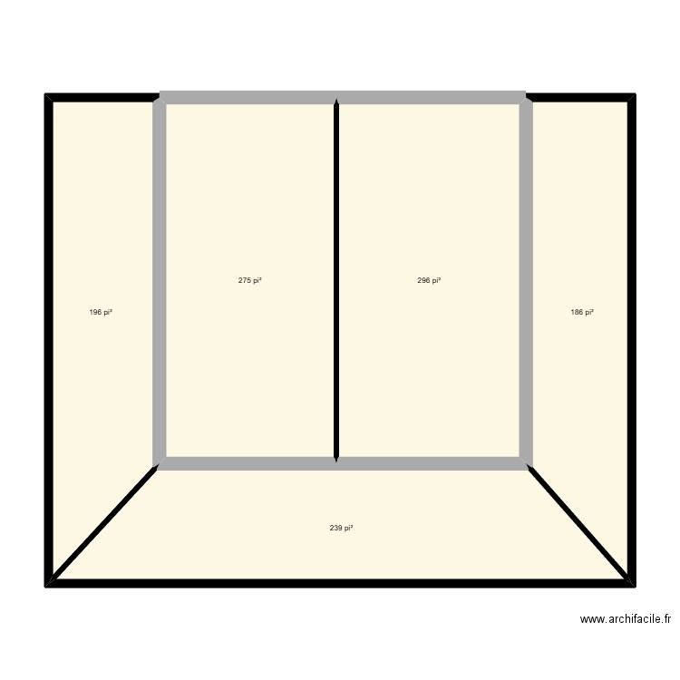 AlbertVille 2025. Plan de 5 pièces et 111 m2
