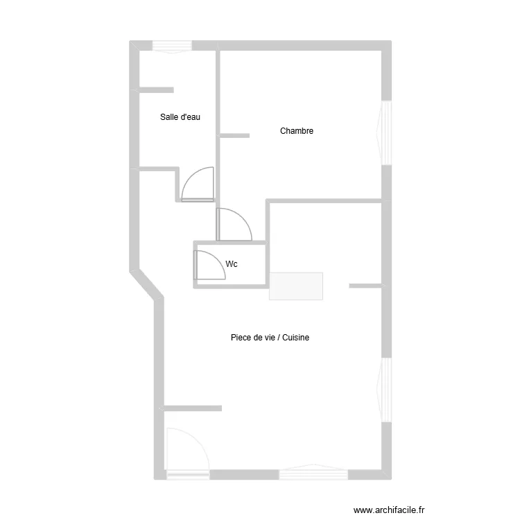 MOREAU. Plan de 4 et 46 m² MOREAU. Plan de 4 et 46 m²