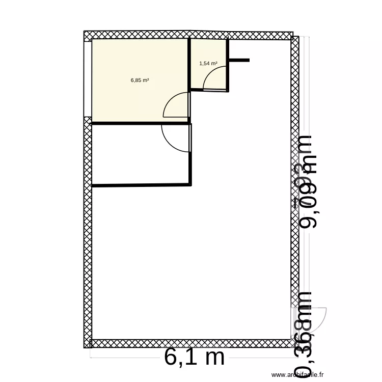 rdcmonta. Plan de 2 et 8 m² rdcmonta. Plan de 2 et 8 m²