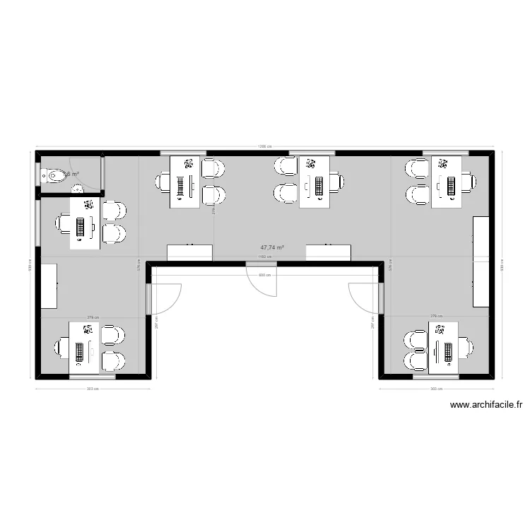 Plan bureaux 2 971. Plan de Plan bureaux 2 971. Plan de