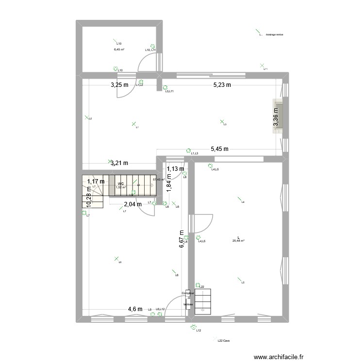 REZ &eacute;clairage 2026. Plan de 0 pièce et 0 m2