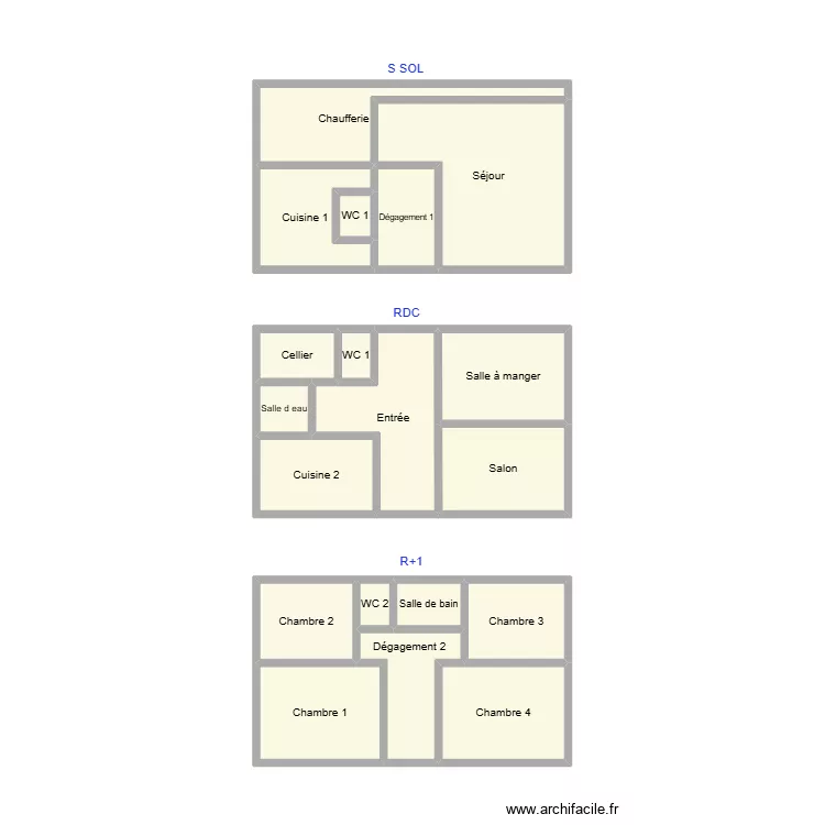 DION. Plan de 19 et 39 m² DION. Plan de 19 et 39 m²