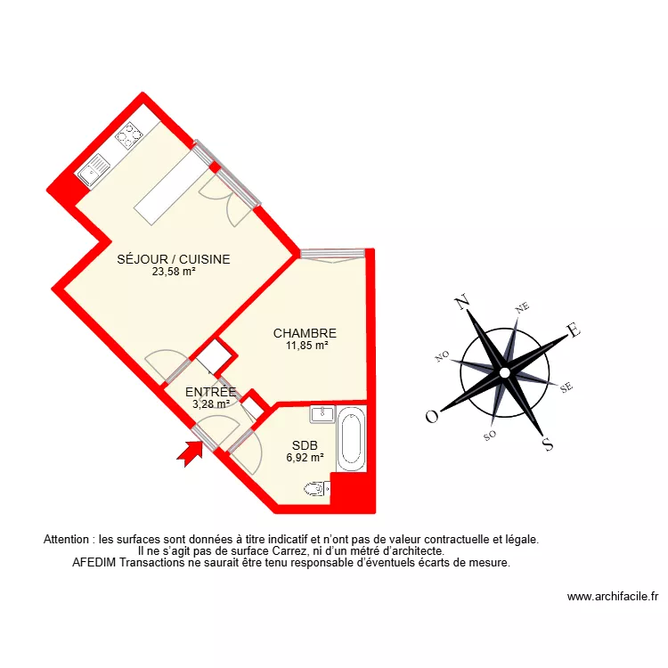 BI 33851 -. Plan de 9 Pièces et 59 m² BI 33851 -. Plan de 9 Pièces et 59 m²
