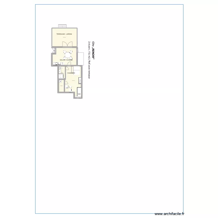 Gite RENOIR new. Plan de 