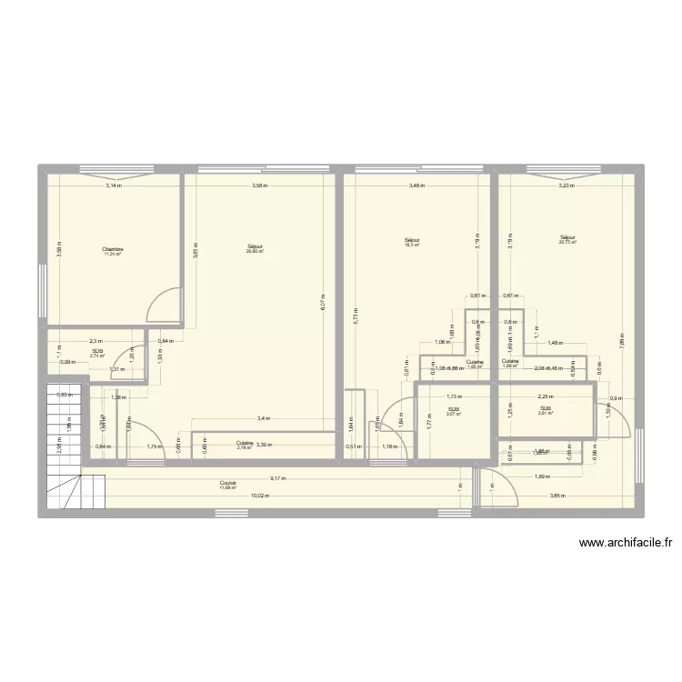 Ploemel T2 6 lots. Plan de Ploemel T2 6 lots. Plan de
