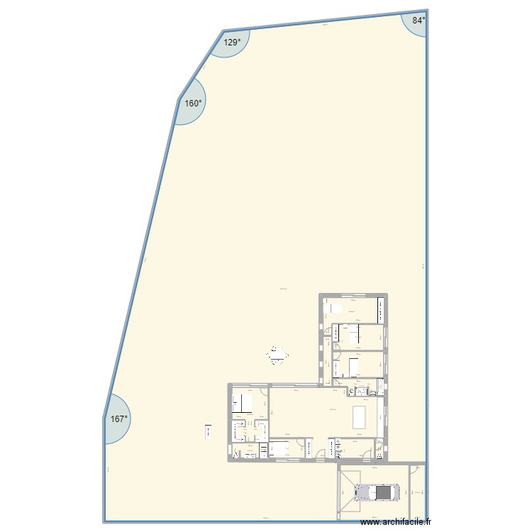 PLAN MAISON U CORSEUL 2. Plan de 10 pièces et 1572 m2