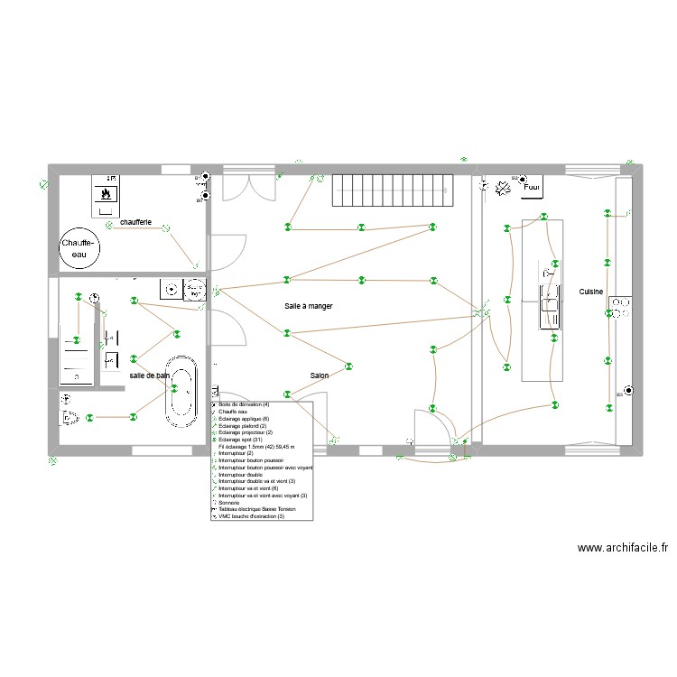 Antoine téo .Ecl. Plan de 4 pièces et 96 m2