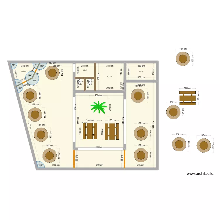 chartreuse 4. Plan de 