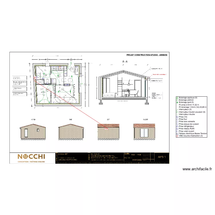 AB FACADE EXTENSION. Plan de AB FACADE EXTENSION. Plan de