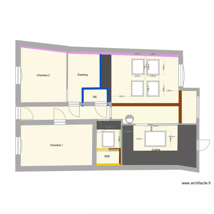 Last Plan VF plafond + velux version 0,98. Plan de 