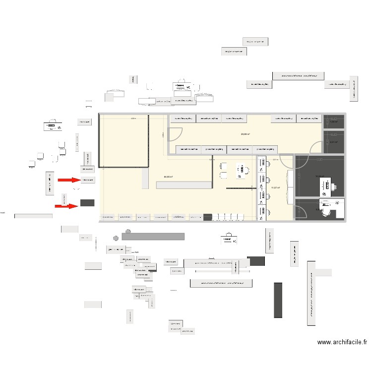 cosmo. Plan de 7 pièces et 126 m2