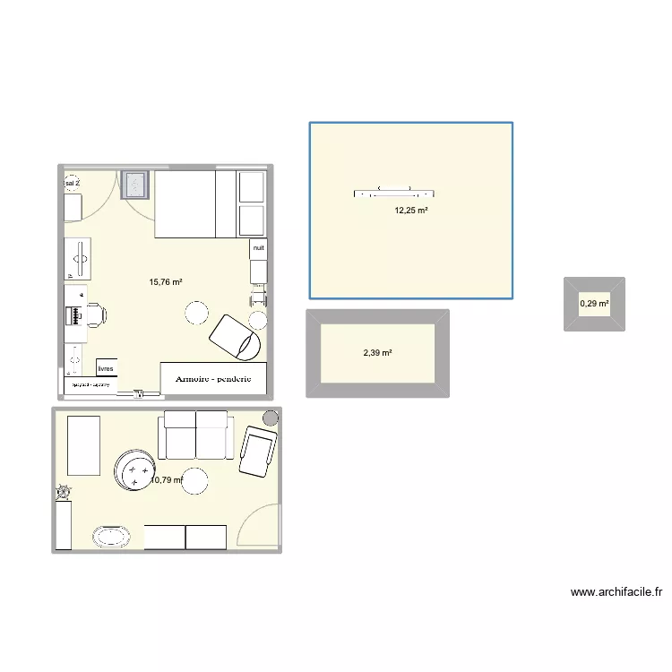 chambre salon ideas. Plan de 